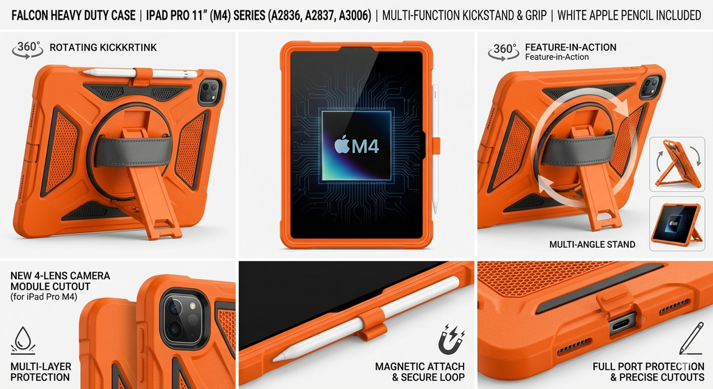 Falcon Shockproof Heavy Duty iPad Pro & Air Case